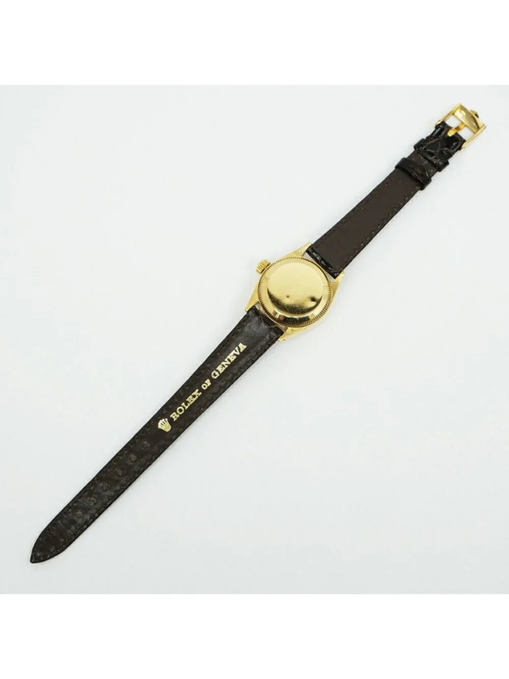 Rolex Datejust Silver Dial 18k Yellow Gold No 74 Vintage Watch Automatic Winding